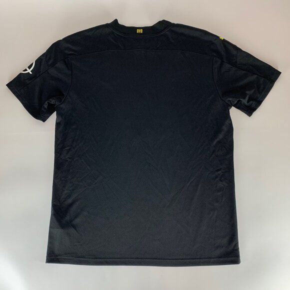Borussia Dortmund BVB Black Puma Soccer Jersey Mens Large - Picture 8 of 9